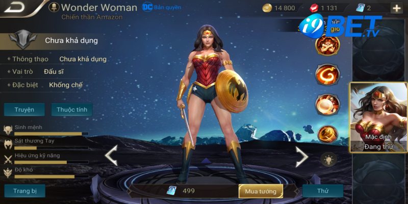 Bộ kỹ năng Wonder Woman có gì?